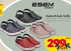 ESEM COMFORT KADIN/ERKEK TERLİK ESEM COMFORT KADIN/ERKEK TERLİK